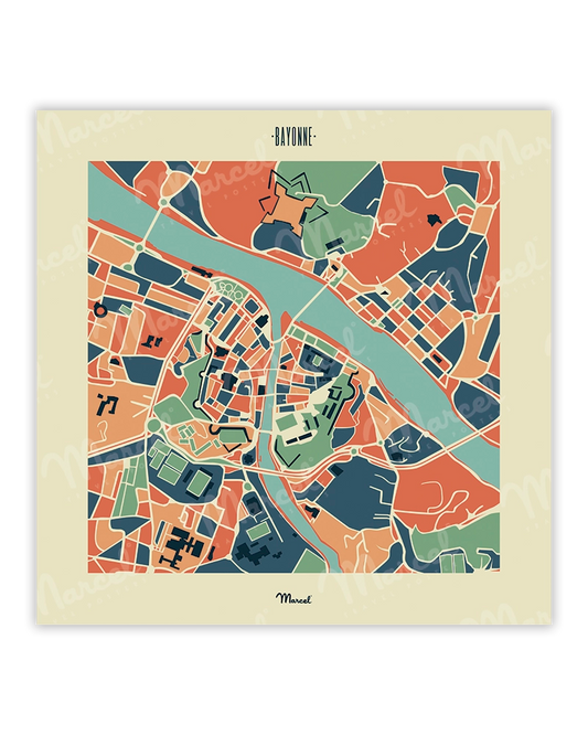 BAYONNE "Mosaic Plan" poster