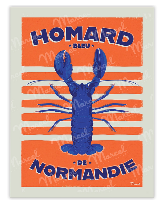 Affiche Homard de NORMANDIE