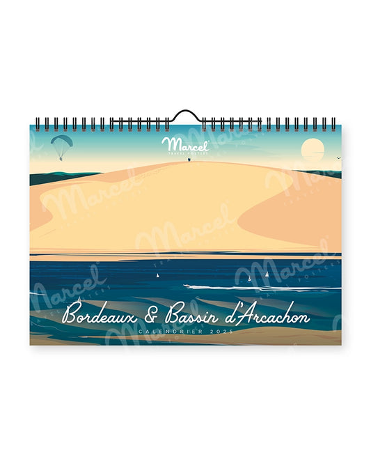 Calendrier 2025 "BORDEAUX et BASSIN D'ARCACHON"