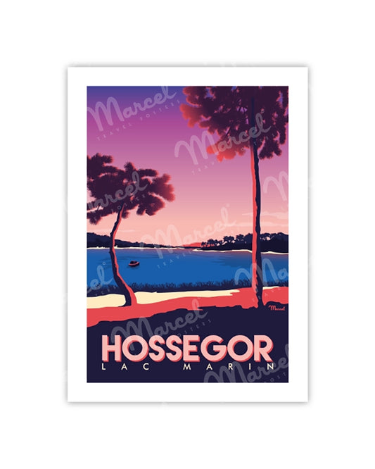 HOSSEGOR Postcard "Marine Lake"