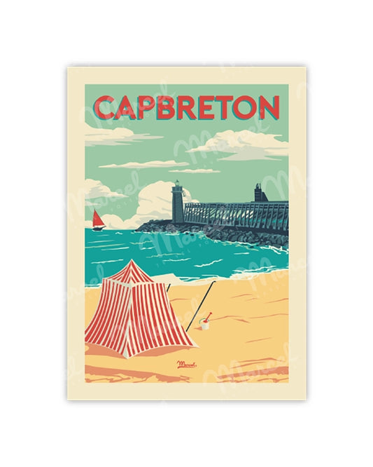 CAPBRETON Postcard "The Estacade"