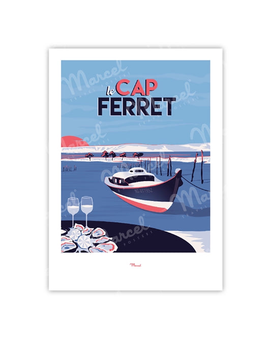 Postcard CAP FERRET "Le Mimbeau"