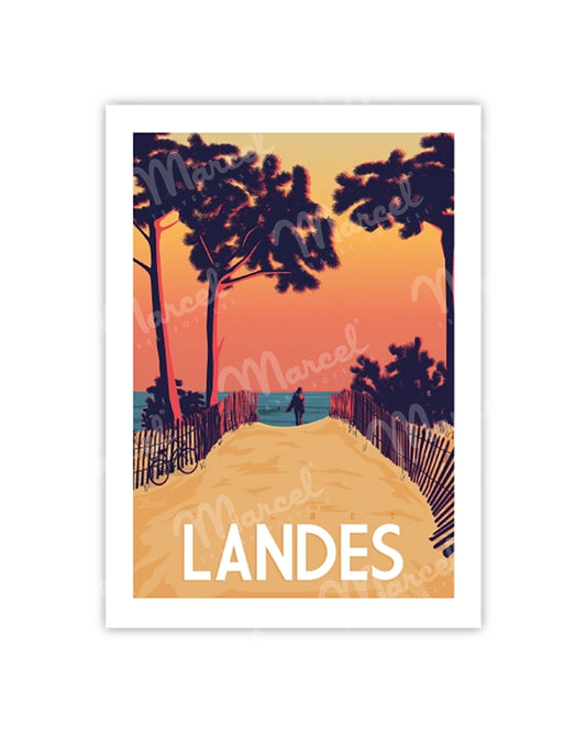 Postcard "Secret LANDES"