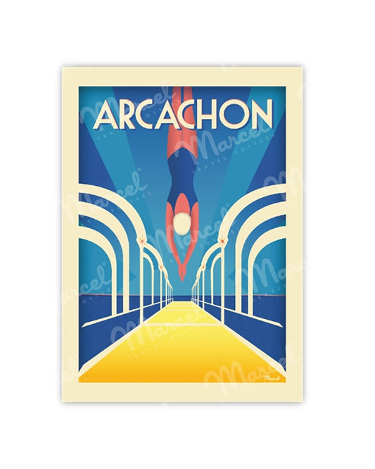 Postcard ARCACHON "Thiers Jetty"