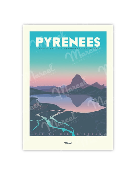 Postcard THE PYRENEES "Ayous Lakes"