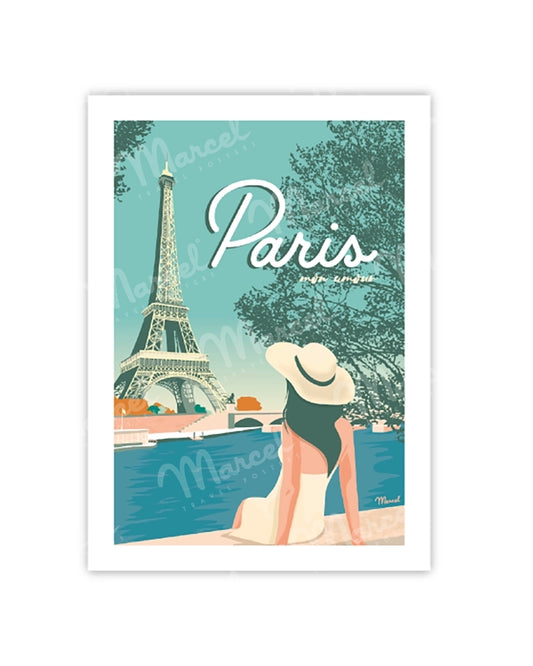 Postcard PARIS "My Love"