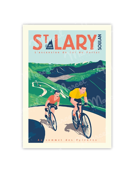 Postcard SAINT-LARY "Col du Portet"