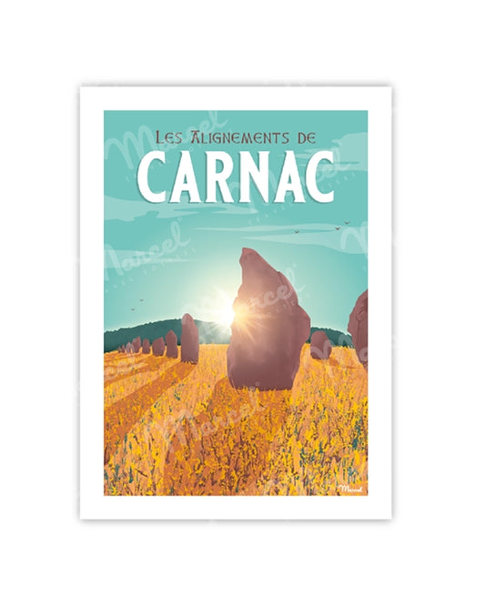 Postcard CARNAC "The Alignments"