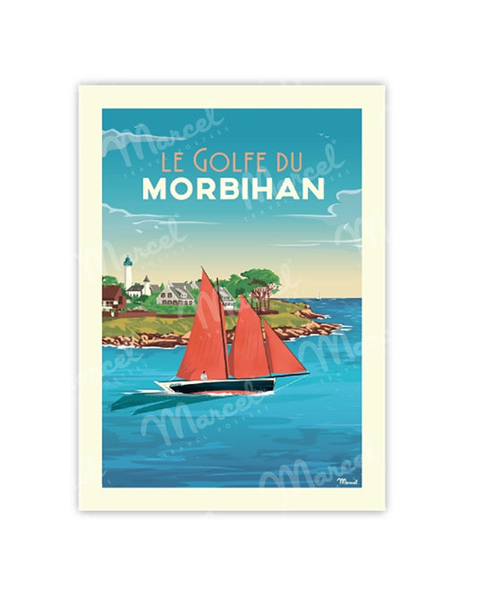 Postcard THE GULF OF MORBIHAN "Port Navalo"
