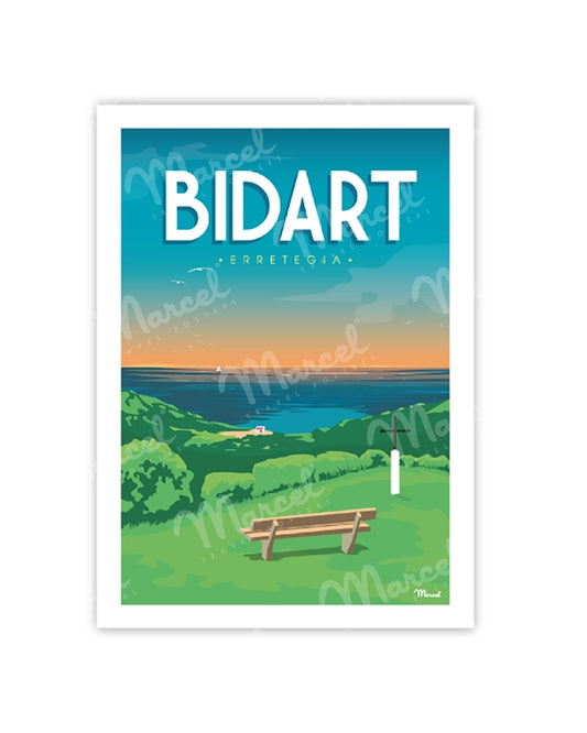 BIDART Postcard “Erretegia”