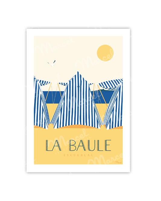 Postcard LA BAULE "The Tents"