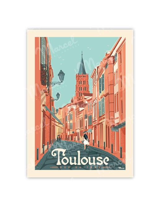 TOULOUSE Postcard "Rue du Taur"