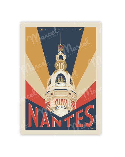 NANTES Postcard "La Tour Lu"