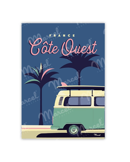 WEST COAST Postcard "Palmier Van"