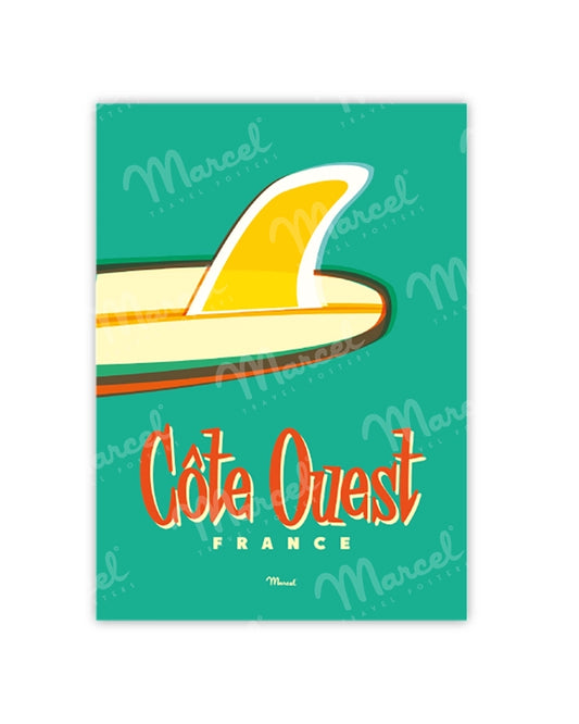 WEST COAST "Surf" Postcard