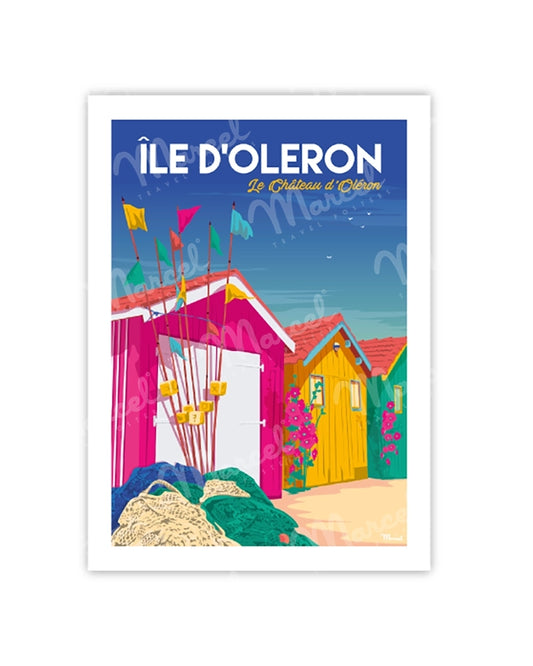 Carte Postale ÎLE D'OLÉRON "Château d'Oléron"
