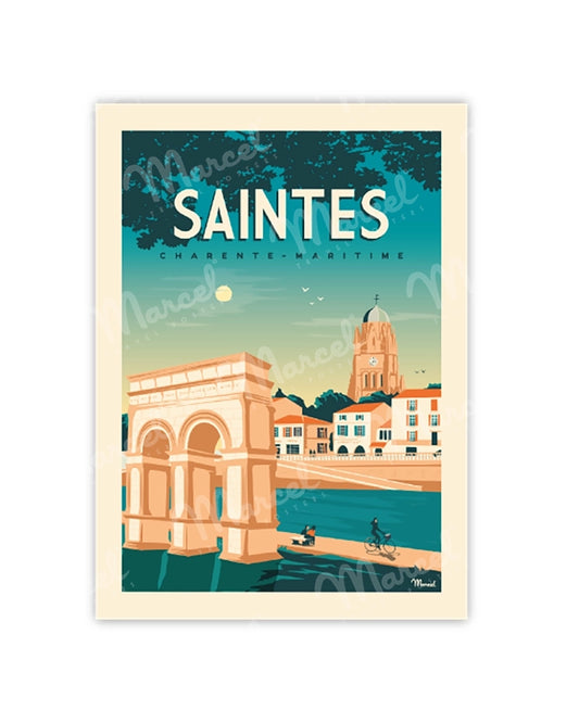Carte Postale SAINTES