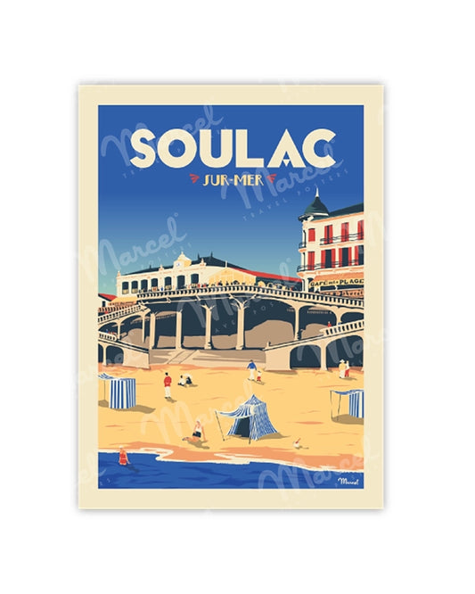 Postcard SOULAC "The Pontoon"