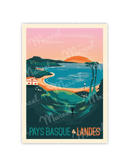 Postcard BASQUE COUNTRY & LANDES