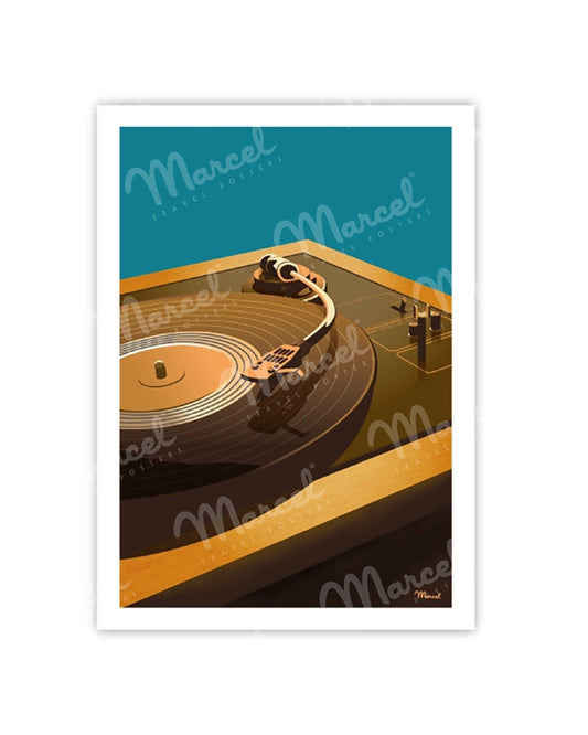 "Turntable" Postcard