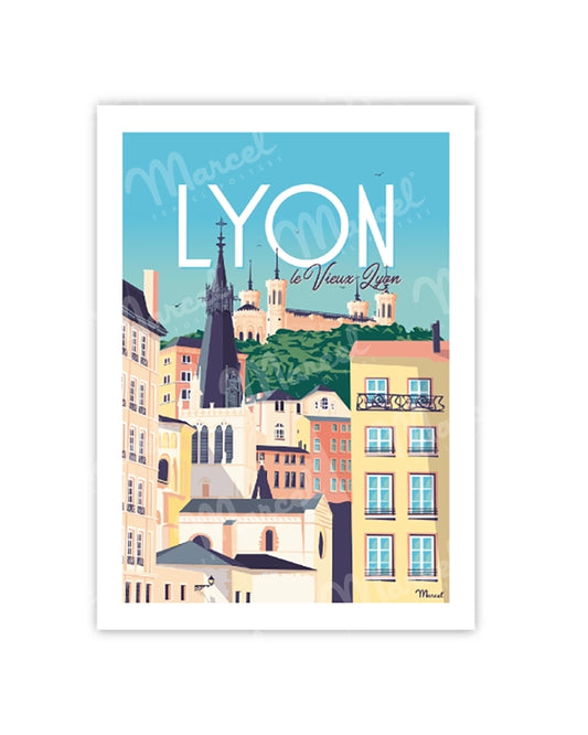 Postcard LYON "Old Lyon"