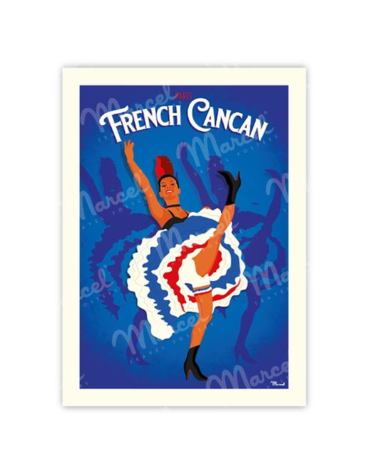 PARIS "French Cancan" Postcard