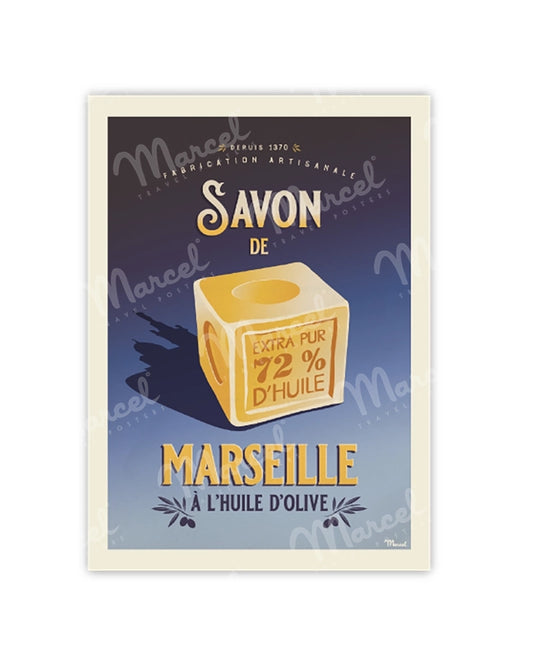 Postcard "Marseille Soap"