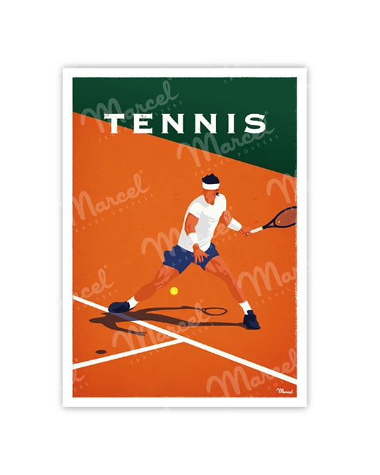 Carte Postale "Tennis"