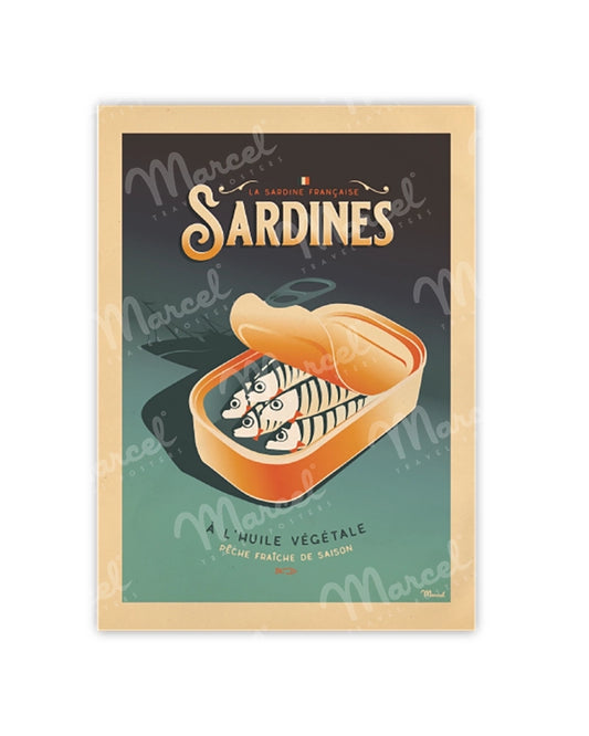 Postcard "The Sardines"