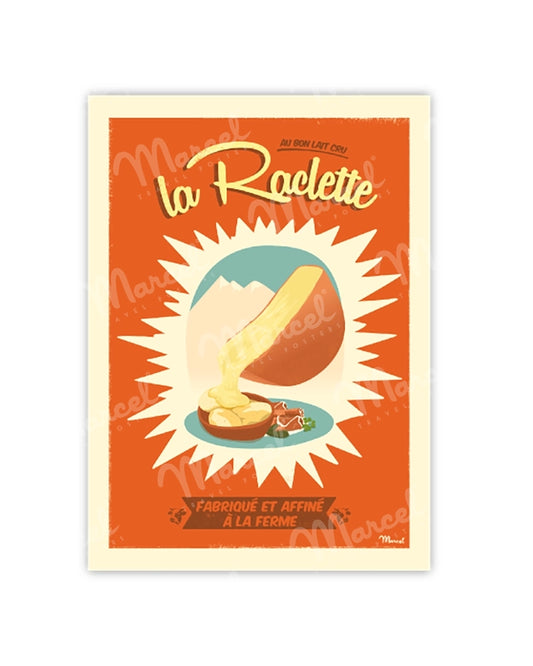 Postcard "La Raclette"