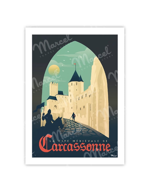 CARCASSONNE Postcard "The Medieval City"