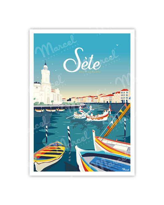Postcard SÈTE "Mediterranean"