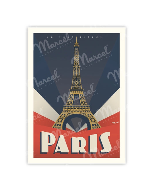 PARIS "Eiffel Tower" Postcard