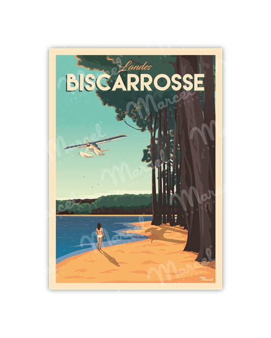 BISCARROSSE Postcard
