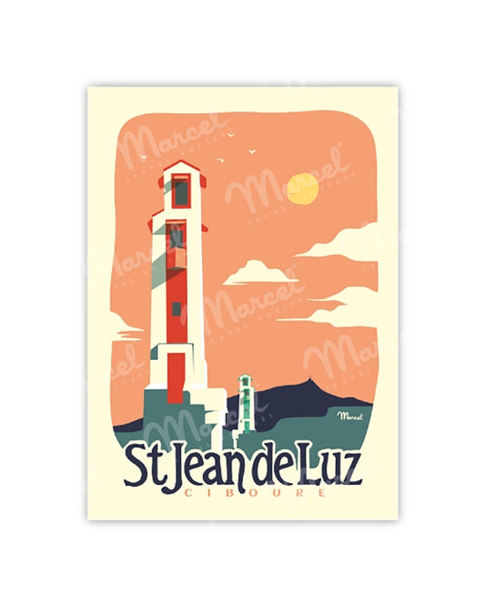 CIBOURE Postcard "The Lighthouses"
