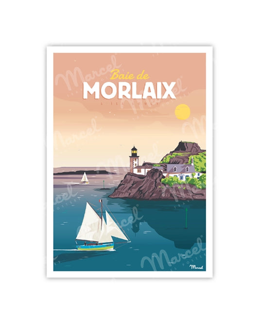 Postcard BAY OF MORLAIX