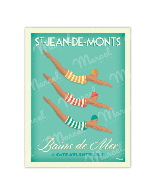 Postcard SAINT-JEAN-DE-MONTS "Sea Baths"