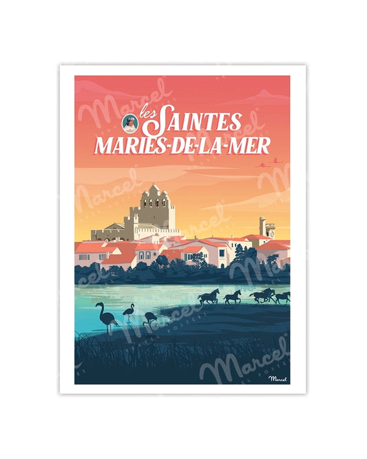 Postcard of Saintes-Maries-de-la-Mer