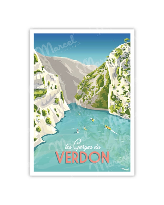 Postcard THE VERDON GORGES