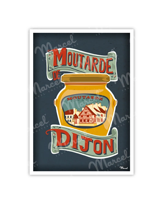 Postcard "DIJON Mustard"