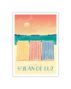 Postcard SAINT-JEAN-DE-LUZ "The Tents"