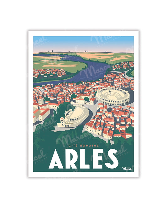 Postcard ARLES "Roman City"