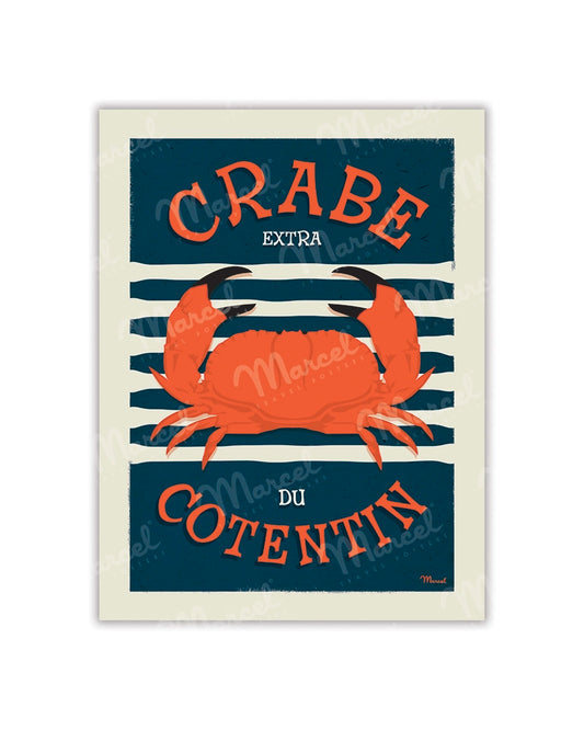 Postcard "COTENTIN Crab"
