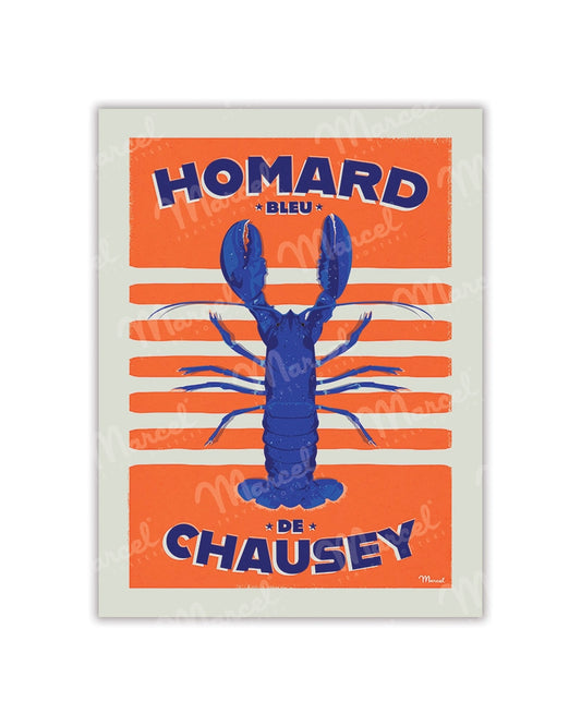 Postcard "Chausey Blue Lobster"