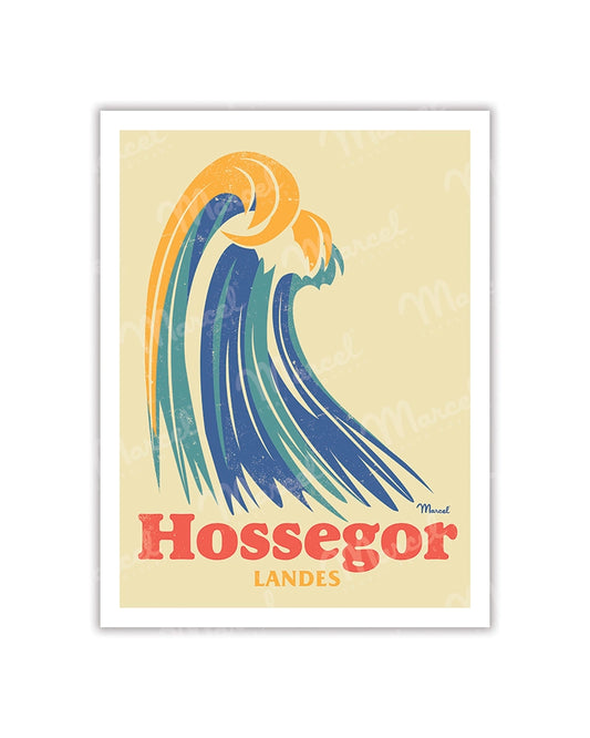 HOSSEGOR Postcard ''Big Wave''