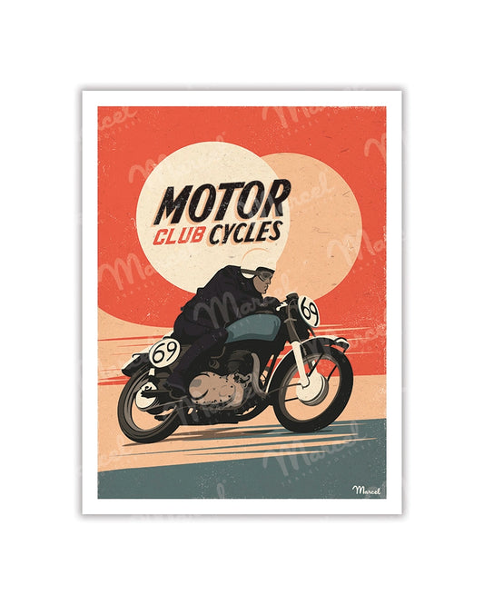 Postcard "Motorcycles"