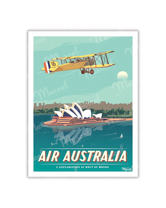 AIR AUSTRALIA Postcard