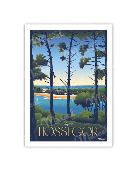 HOSSEGOR Postcard ''Super Hossegor''