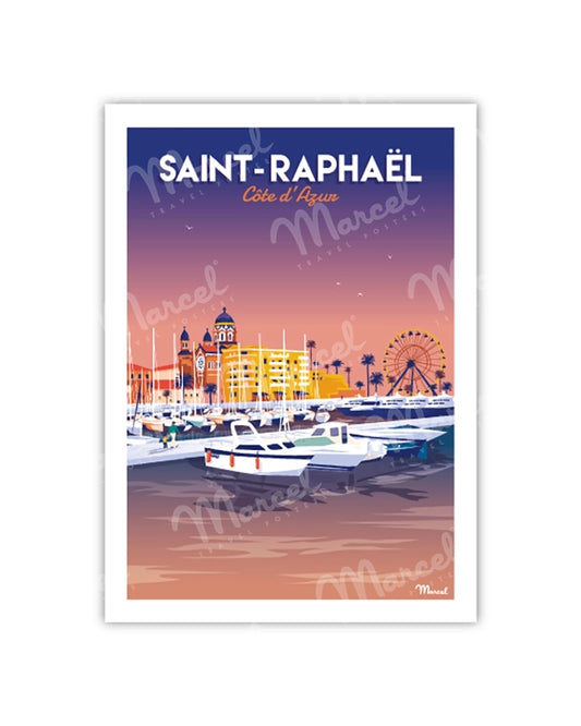 Postcard SAINT-RAPHAËL "The Port"