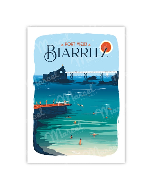 Postcard BIARRITZ ''Old Port''